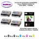 20 cartouches compatibles Canon PGI520 CLI521 XL pour Canon Pixma MP630 MP640 MP980 MP990 -20f A6 brillantes -T3AZUR