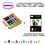 5 cartouches compatibles Epson T2621 T2631 T2632 T2633 T2634 T26XL pour Epson XP 720 800 810 820 -10f A6 brillantes -T3AZUR
