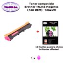 Toner compatible Brother TN245 Magenta pour imprimante Brother MFC 9140CDN 9330CDW 9340CDW 9340CW+ 10f A6 brillants - T3AZUR 