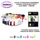 T3AZUR - 2+2 Cartouches compatibles Brother MFC-J5330DW, MFC-J5335DW, MFC-J5730DW, MFC-J5930DW, LC3217 XL