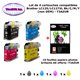 Lot de 4 Cartouches compatibles Brother LC127 / LC125 / LC 127 / LC 125 XL