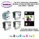 LC129/LC125 XL - Lot de 4 Cartouches compatibles pour Brother MFC-J6720DW / MFCJ6720DW / MFC J6720DW