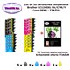 20 cartouches compatibles LC1240 XL pour Brother MFC J430W J5910DW J625DW J6510DW J6710DW J6910DW J825DW+20f A6 brillantes -T3AZ