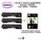 3 Toners compatibles TN2000, TN2005 pour imprimante Brother FAX 2820, 2825, 2920+ 20f A6 brillants - T3AZUR