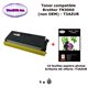 Toner compatible TN3060 pour imprimante Brother DCP 8040, 8040LT, 8045D, 8045DN +10f A6 brillants - T3AZUR 