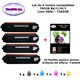 PACK 4 Toners Brother TN328 BK,C,Y,M pour imprimante Brother DCP9270CDN,HL 4570CDW,4570CDWT, MFC9970CDW+20f A6 brillants-T3AZUR