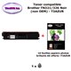 Toner compatible TN321, TN326 Bk pour imprimante Brother DCP L8400CDN, L8450CDW Noir + 10f A6 brillants - T3AZUR 