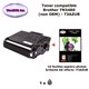 Toner compatible TN348 pour imprimante Brother DCP L5500, L5500DN, L6600, L6600DW+ 10f A6 brillants - T3AZUR