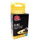 Uprint - Cartouche compatible Canon CLI-8 Cyan (avec puce) 