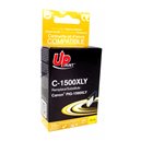 Uprint -Cartouche générique Canon PGI-1500XL Yellow (avec puce)