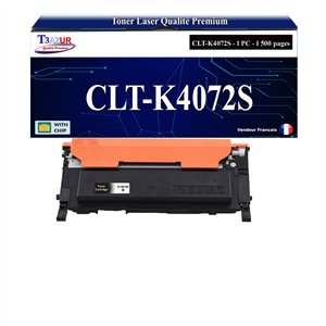 Toner générique CLP-320 Bk pour Samsung CLX 3180 3185 3185FN 3185FW 3185N Noir imprimante+ 10f A6 brillantes -T3AZUR