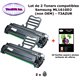 Pack 2 Toners génériques ML1610D2 pour imprimante Samsung SCX 4321, 4521, 4521D3, 4521F +20f A6 brillantes - T3AZUR