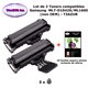 Pack 2 Toner générique MLT-D1042S pour imprimante Samsung ML 1660 1665 1670 1674 1675 1860 1865 1865W+20f A6 brillantes -T3AZUR