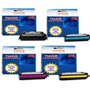 T3AZUR - Lot de 4 Toner/Laser génériques HP CB400A / CB4001A / CB402A /CB403A