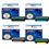 T3AZUR - Lot de 4 Toners/Lasers génériques HP CE250A / CE251A / CE252A / CE253A
