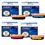 T3AZUR - Lot de 4 Toners/Lasers génériques HP CE260X /CE261A /CE262A /CE263A