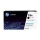 Original - Toner Laser Origine HP CF226A / HP 26A Noir