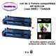 2 Toners génériques HP Q2612A pour imprimante HP LaserJet 1010, 1010W, 1012+20f papiers photos A6 -T3AZUR