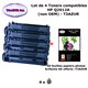 4 Toners génériques HP Q2612A pour imprimante HP LaserJet 1020, 1022, 3015 +20f papiers photos A6 -T3AZUR 