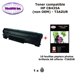Toner compatible avec HP LaserJet P1566, P1606, P1606dn remplace HP CB278A 78A - 2 000p - T3AZUR