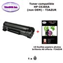 Toner générique HP CE285A/  HP 85A+ 10f papiers photos A6 -T3AZUR