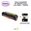 Toner générique HP 125A, CB542A pour HP Color LaserJet CM1312 CP1215 CP1515 CP1518 CP1518n Jaune + 10f papiers photos A6 -T3AZUR