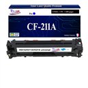 Toner générique HP CF211A ,HP 131X pour HP LaserJet Pro 200 color M251, M276 Cyan + 10f papiers photos A6 -T3AZUR