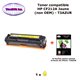 Toner générique HP CF212A ,HP 131X pour HP LaserJet Pro 200 color M251, M276 Jaune+ 10f papiers photos A6 -T3AZUR