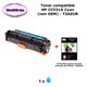 Toner générique HP CC531A ,HP 304A pour HP CP 2020 , 2025, 2025N Cyan+ 10f papiers photos A6 -T3AZUR