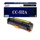 Toner générique HP CC532A ,HP 304A pour HP CP 2020 , 2025, 2025N Jaune+ 10f papiers photos A6 -T3AZUR