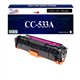 Toner générique HP CC533A ,HP 304A pour HP CP 2020 , 2025, 2025N Magenta+ 10f papiers photos A6 -T3AZUR