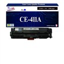 Toner générique HP CE411A,HP 305X pour HP LaserJet Pro 400 MFP M475, M351, M375, M451 Cyan+10f papiers photos A6 -T3AZUR