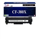 Toner générique HP CF380X, HP 312X pour HP LaserJet Pro MFP M476 Noir+10f papiers photos A6 -T3AZUR