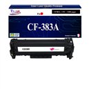 Toner générique HP CF383A, HP 312X pour HP LaserJet Pro MFP M476 Magenta+10f papiers photos A6 -T3AZUR