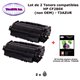 2 Toners génériques HP CF280X ,HP 80X pour HP HP LaserJet Pro 400 M401, M425+20f papiers photos A6 -T3AZUR