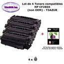 4 Toners génériques HP CF280X ,HP 80X pour HP HP LaserJet Pro 400 M401, M425+20f papiers photos A6 -T3AZUR