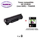 Toner générique HP CF283X ,HP 83X pour HP LaserJet Pro M201dw, MFP M125, M126A, M127, M128fn+10f papiers photos A6 -T3AZUR