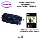 Toner générique HP 49X, Q5949X pour imprimante HP LaserJet 1160 1320 1320N 3390 3392+ 10f papiers photos A6 -T3AZUR 