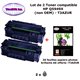 2 Toners génériques HP 49X, Q5949X pour imprimante HP LaserJet 1160 1320 1320N 3390 3392+ 20f papiers photos A6 -T3AZUR 