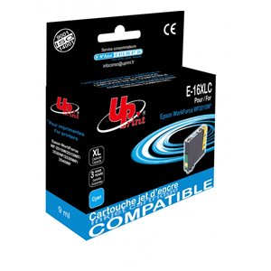 Uprint - Cartouche Epson compatible T1622/T1632 XL - Cyan (avec puce) 