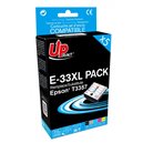 Uprint -  Lot de 5 Cartouche compatible pour Epson T3351 / T3361 / T3362 / T3363 / T3364 / T33XL 