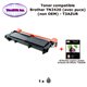 Toner compatible Brother TN2420 pour Brother DCP L2510D, L2530DW, L2550DN (avec puce)-3000 pages-10f A6 brillantes-T3AZUR