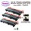 3 Toners compatibles Brother TN2420 pour Brother MFC L2710DN, L2710DW, L2713DW (avec puce)-3000 pages-20f PPA6-T3AZUR