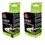 Uprint - Lot de 2 Cartouches compatibles HP n°62 XL (Noire+Couleur)