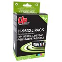 Uprint - Lot de 4 Cartouches compatibles HP n°953XL