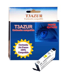 T3AZUR -Cartouche compatible HP n°903XL (T6M11AE) Jaune