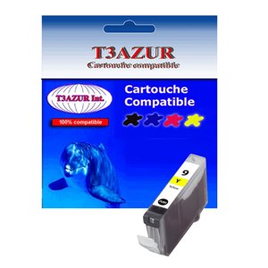 T3AZUR - Cartouche générique Canon PGI-9 Jaune