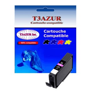 T3AZUR - Cartouche générique Canon PGI-72 (6408B001) Photo Magenta