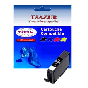 T3AZUR - Cartouche générique Canon PGI-72 (6409B001) Gris