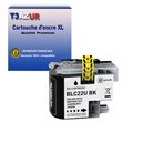 T3AZUR - Cartouche compatible pour Brother LC22 XL Noire  